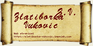 Zlatiborka Vuković vizit kartica